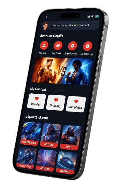 YodhaPlay esports tournaments app interface